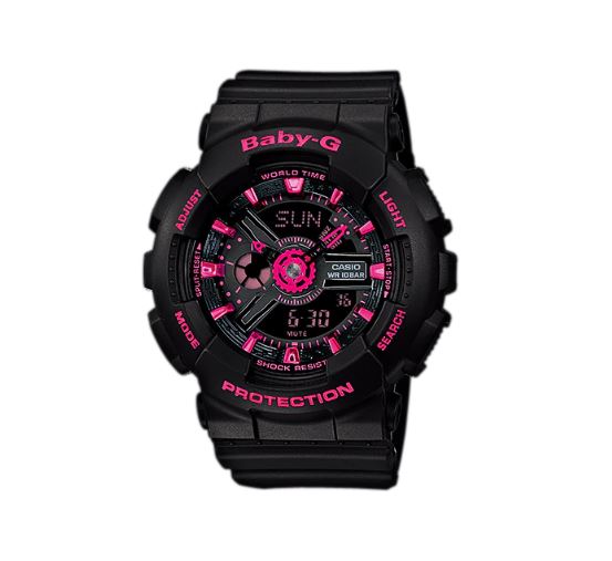 Reloj digital Casio para mujer BA-111-1ACR Baby-G