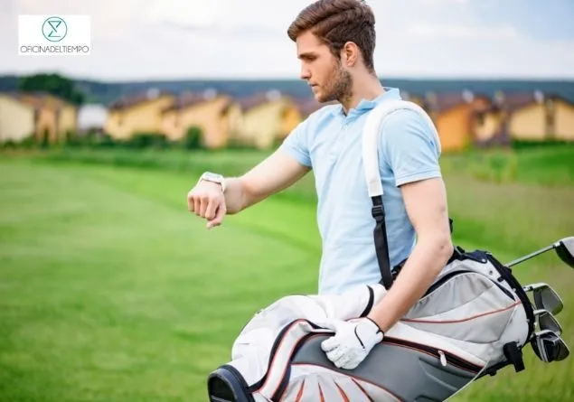 relojes garmin jugador de golf con su reloj garmin